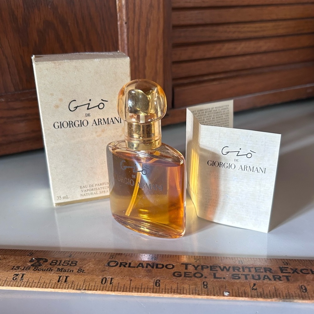 Giorgio Armani GIO Perfume. 1.5 fl oz. Original Vintage Retail Condition.